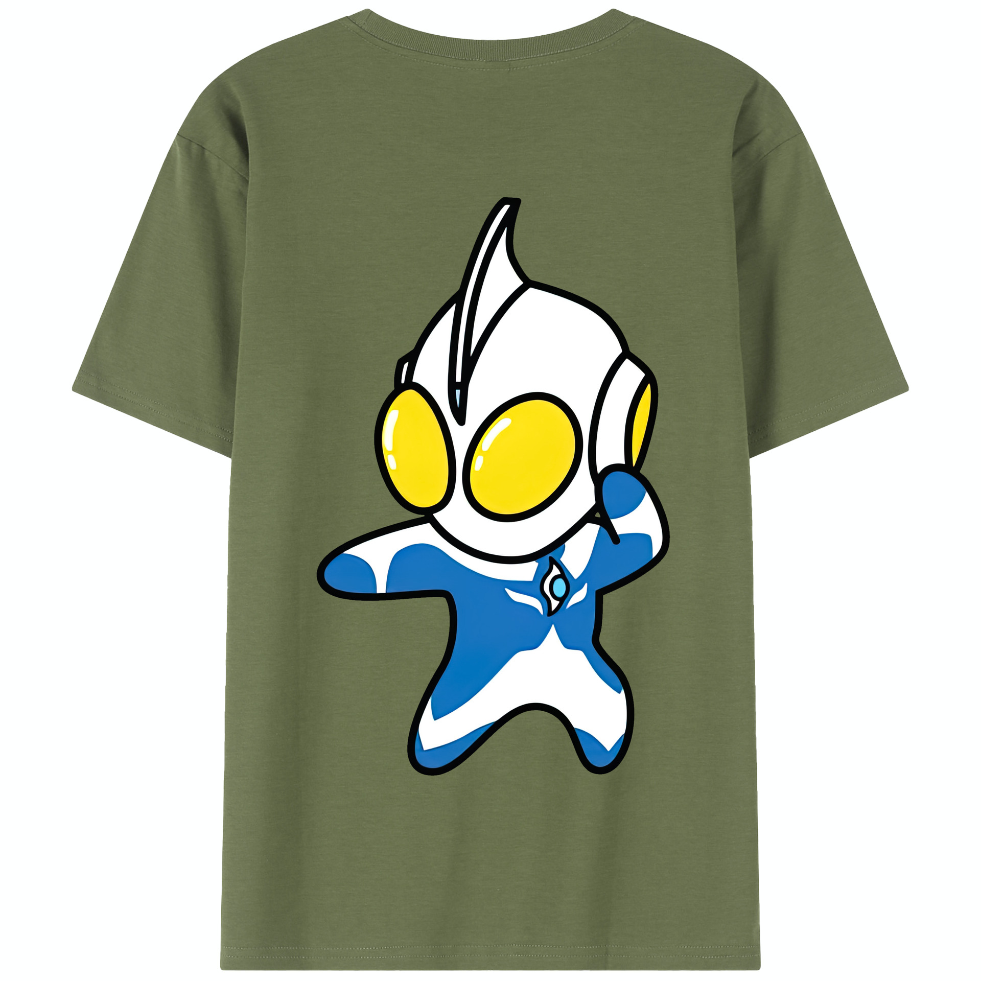 （画像用） ウルトラマン Ultraman 綿100％半袖Tシャツ（背面プリント）